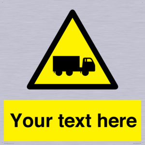 Custom Lorry Hazard Sign